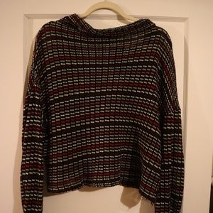 Cropped retro sweater